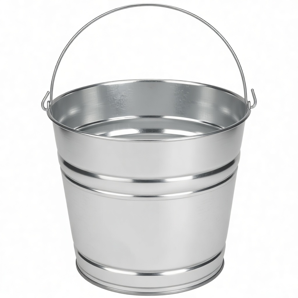 Metal Bucket Model free 3D printable STL