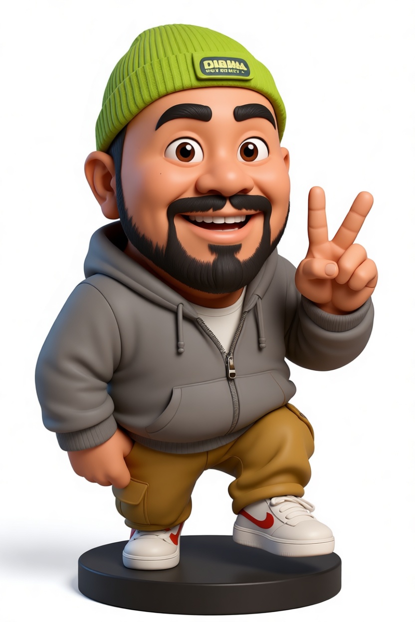 Bearded Man Figurine free 3D printable STL