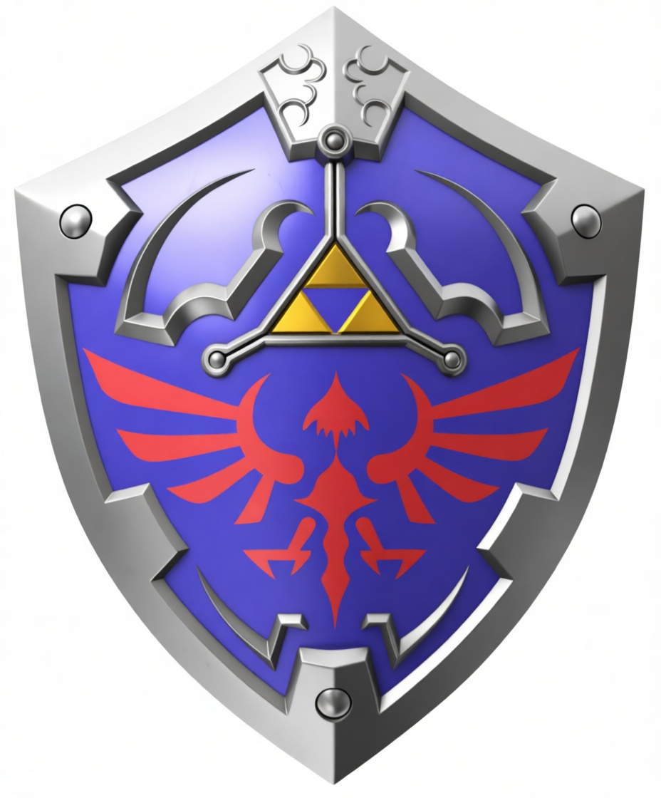 Hylian Shield Model free 3D printable STL