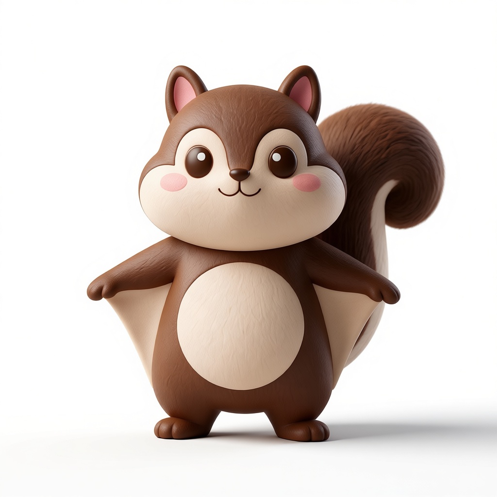 Flying Squirrel Figurine free 3D printable STL