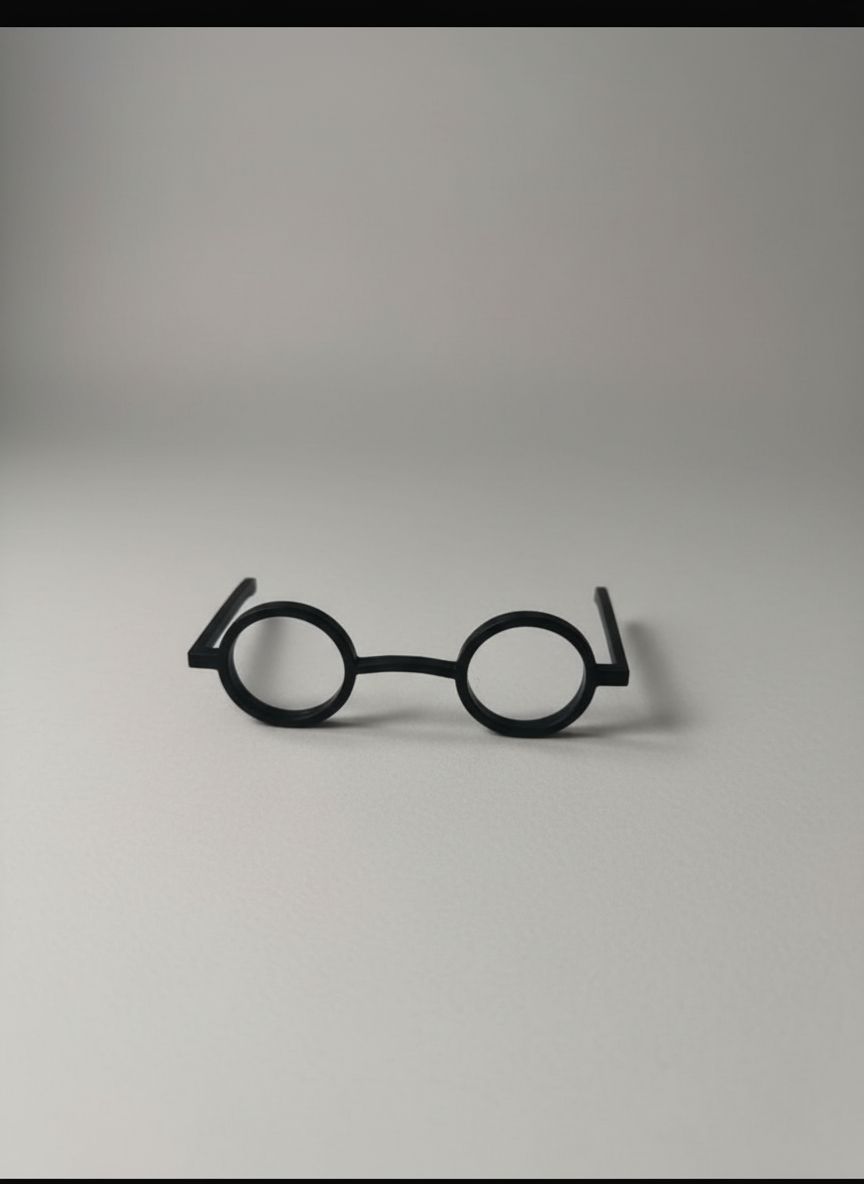 Round Eyeglasses Frame free 3D printable STL