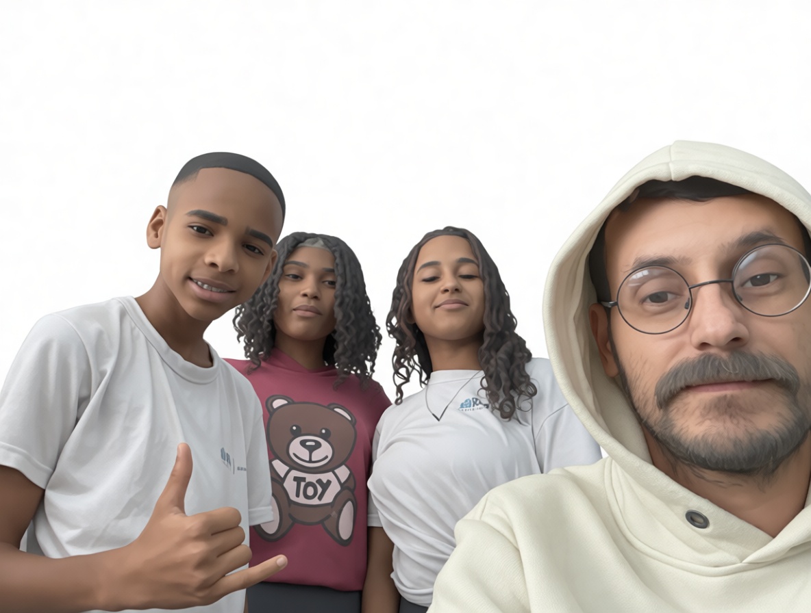 Group Selfie Portrait free 3D printable STL