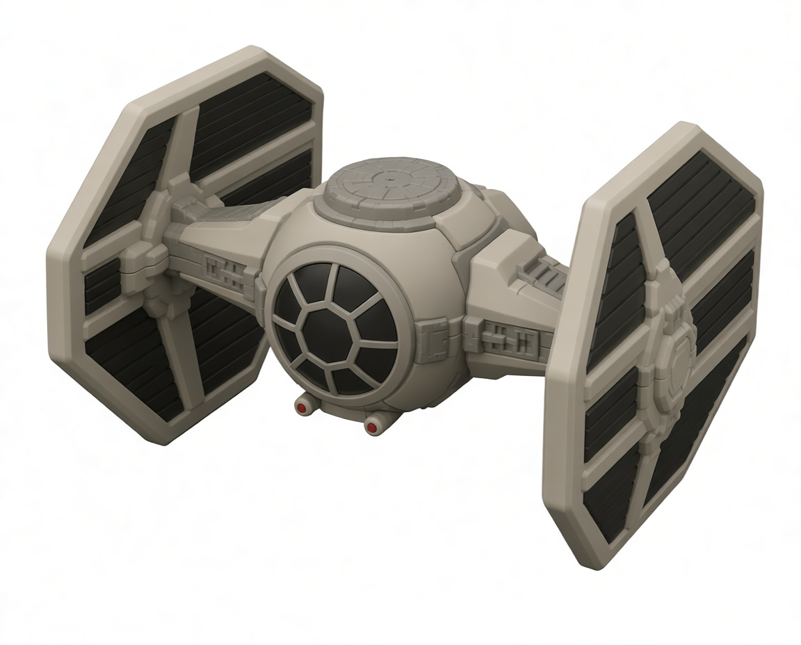 TIE Fighter Model free 3D printable STL