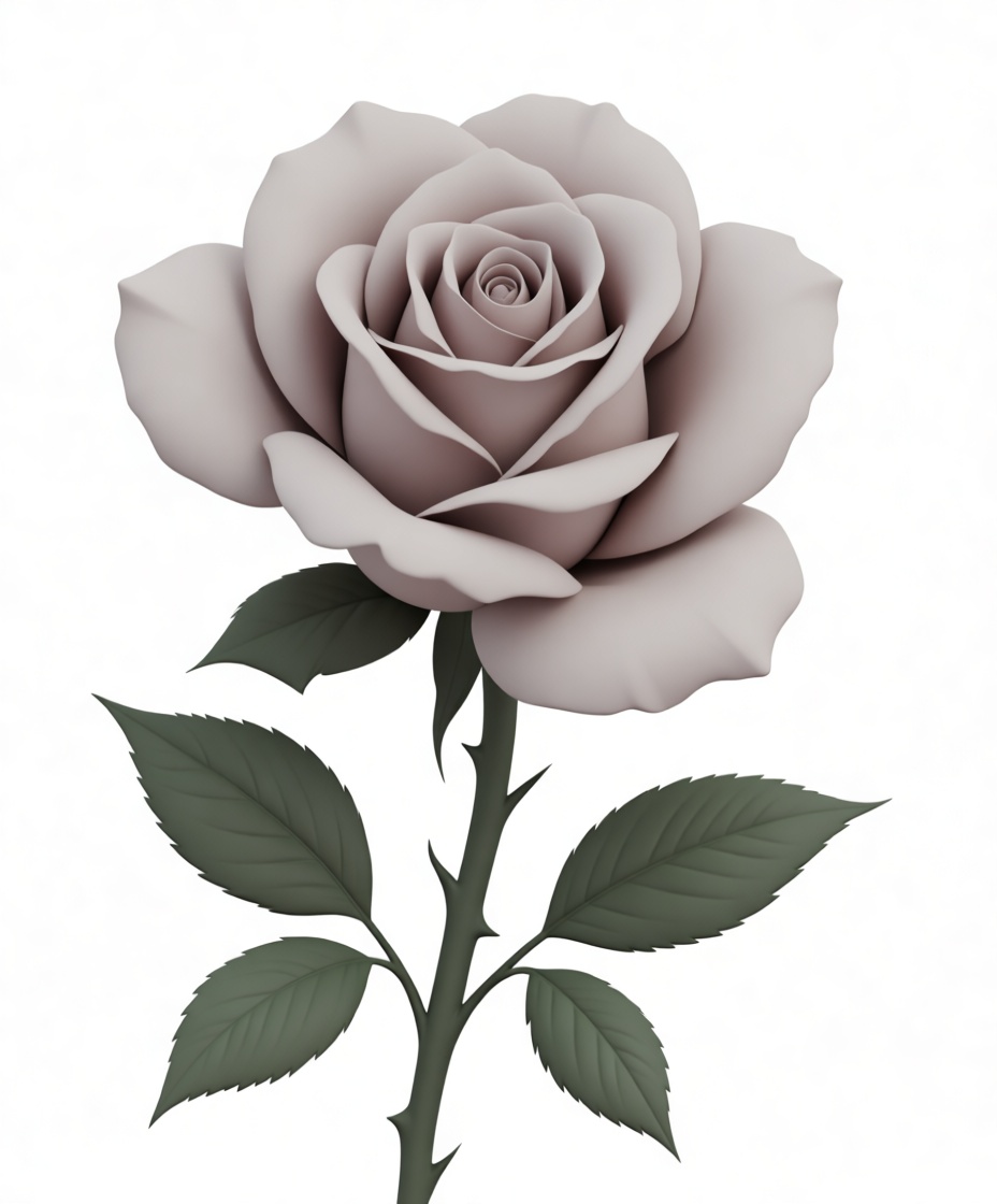 Rose Flower Model free 3D printable STL