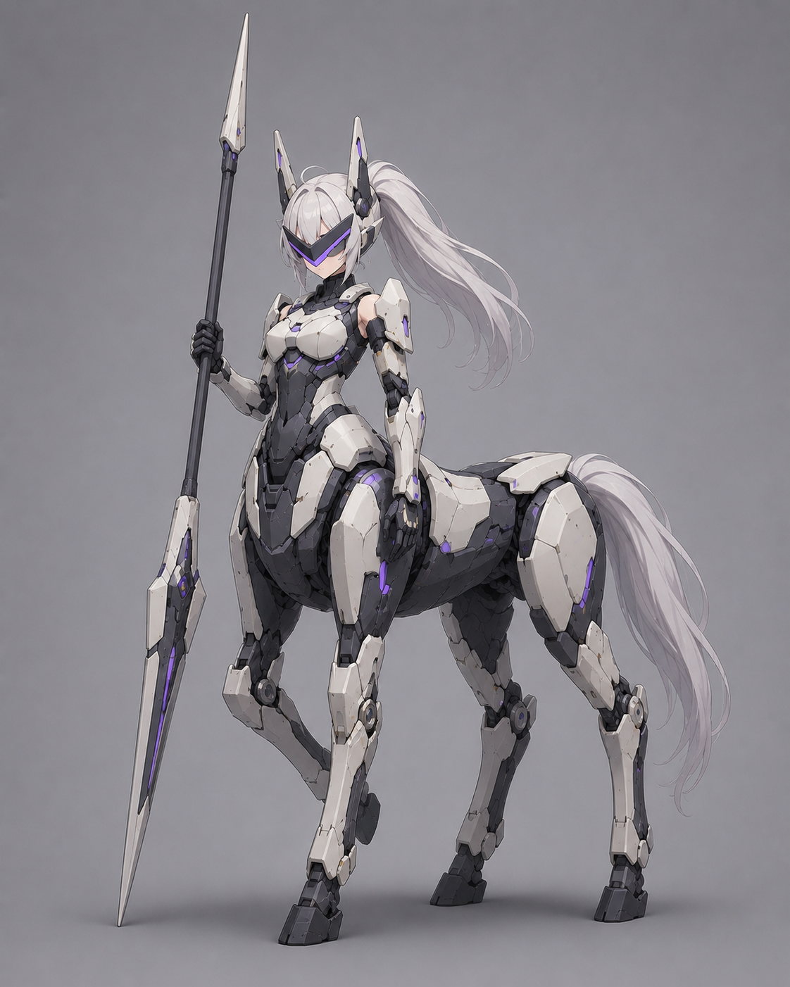 Centaur Mecha Figurine free 3D printable STL