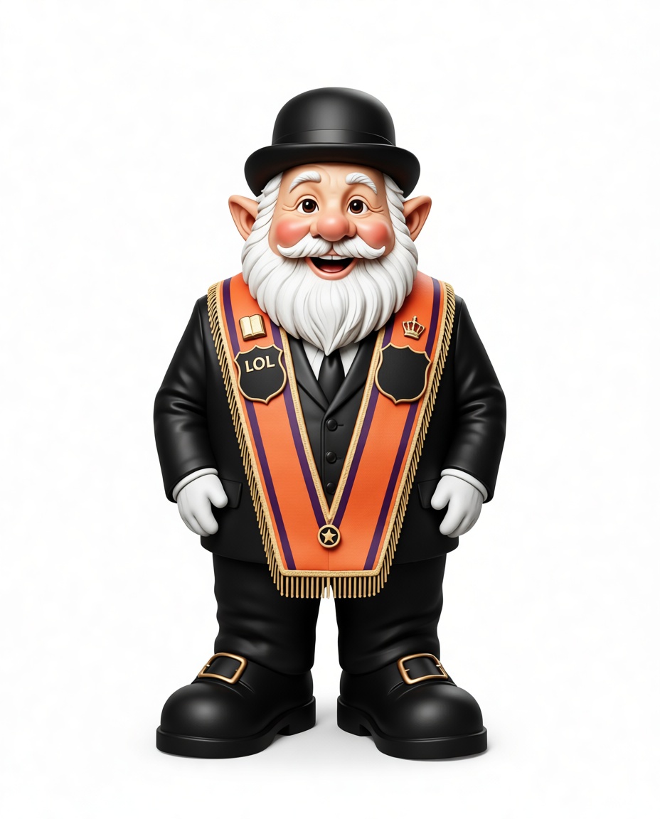 Masonic Gnome Figurine free 3D printable STL