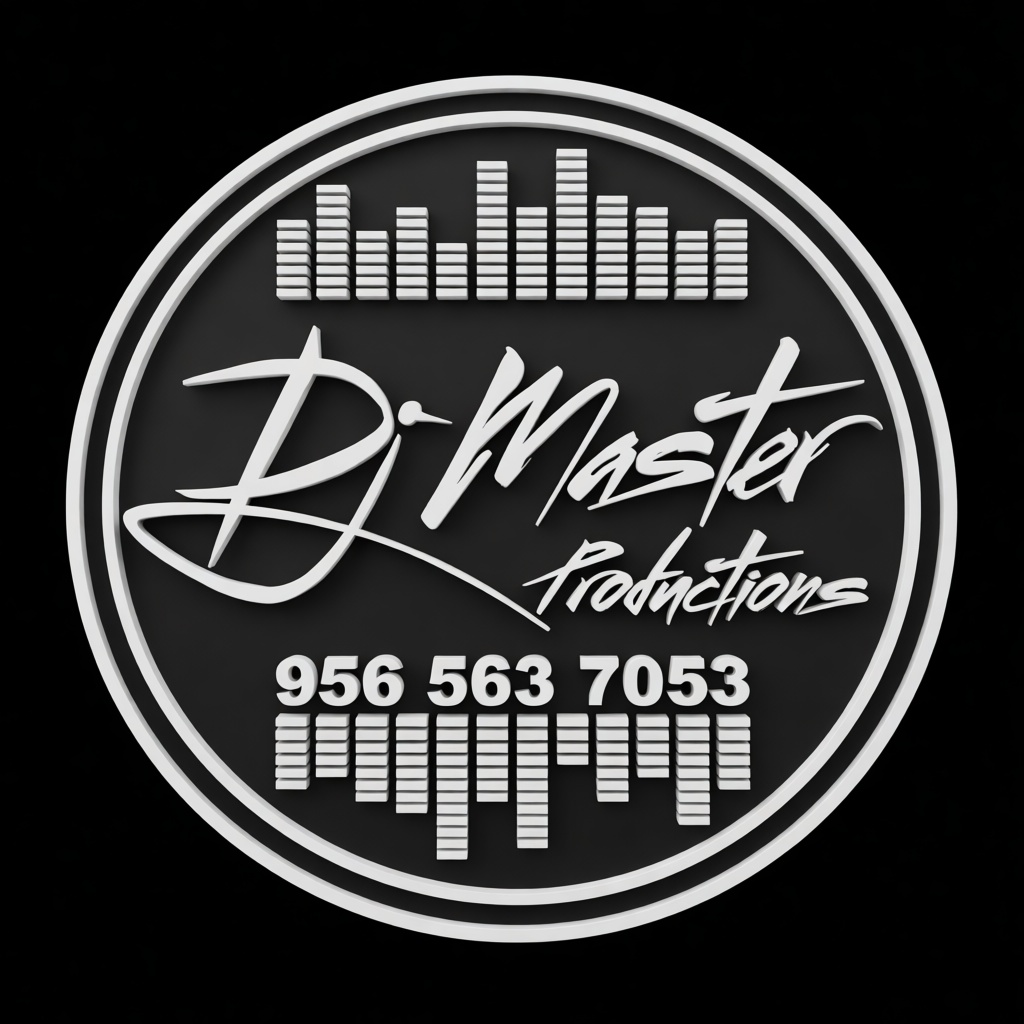 DJ Master Logo Plaque free 3D printable STL