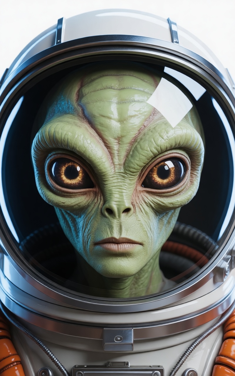 Alien Astronaut Bust free 3D printable STL
