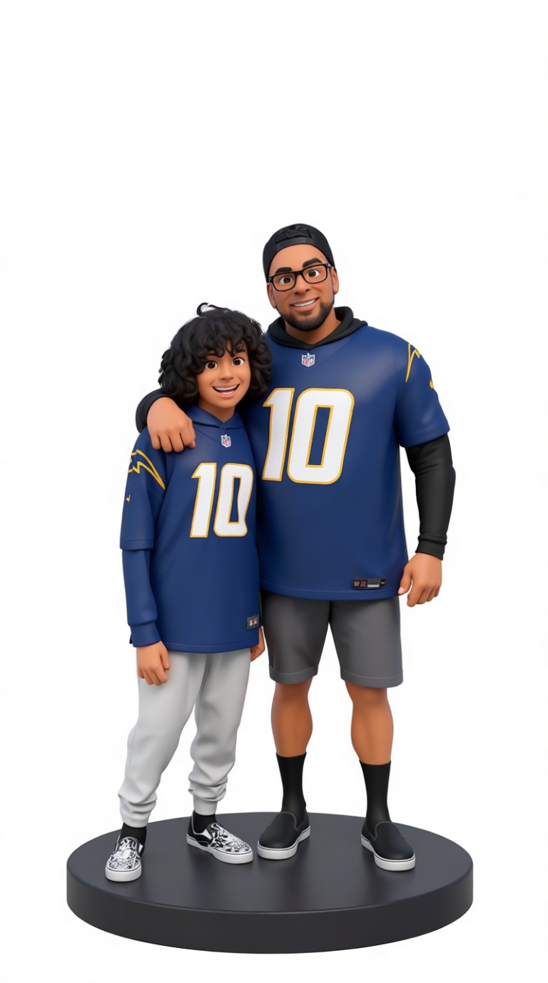 Father and Son Figurine free 3D printable STL