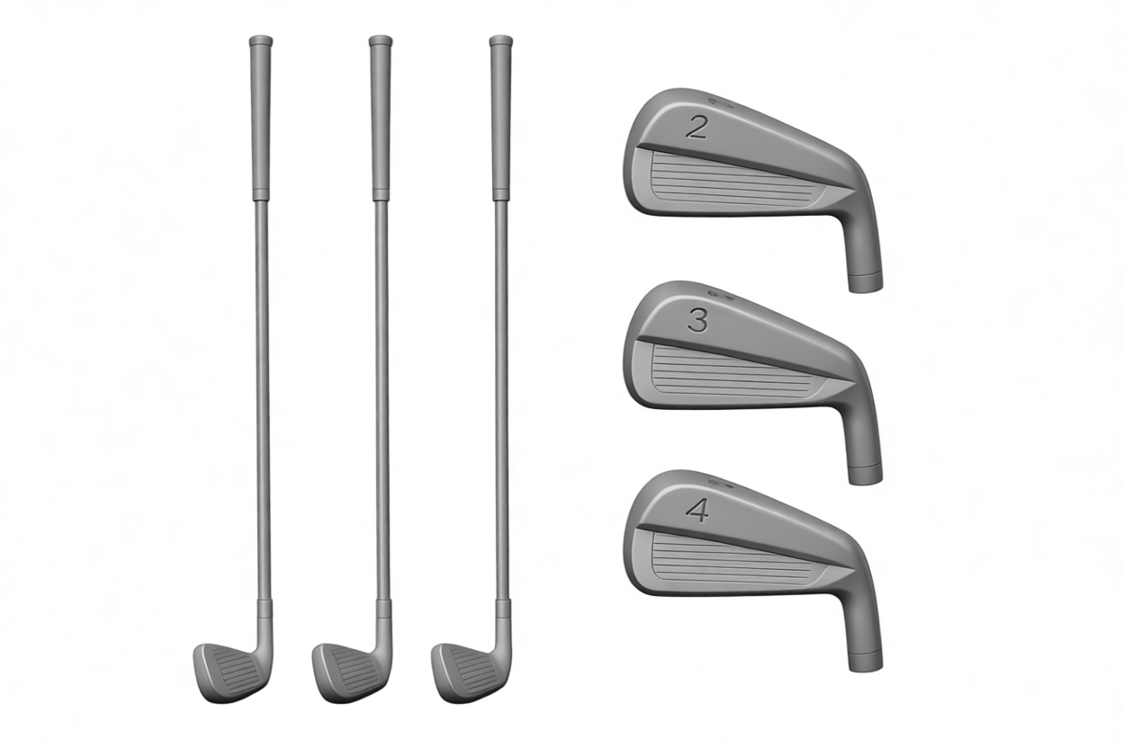 Golf Iron Set Model free 3D printable STL