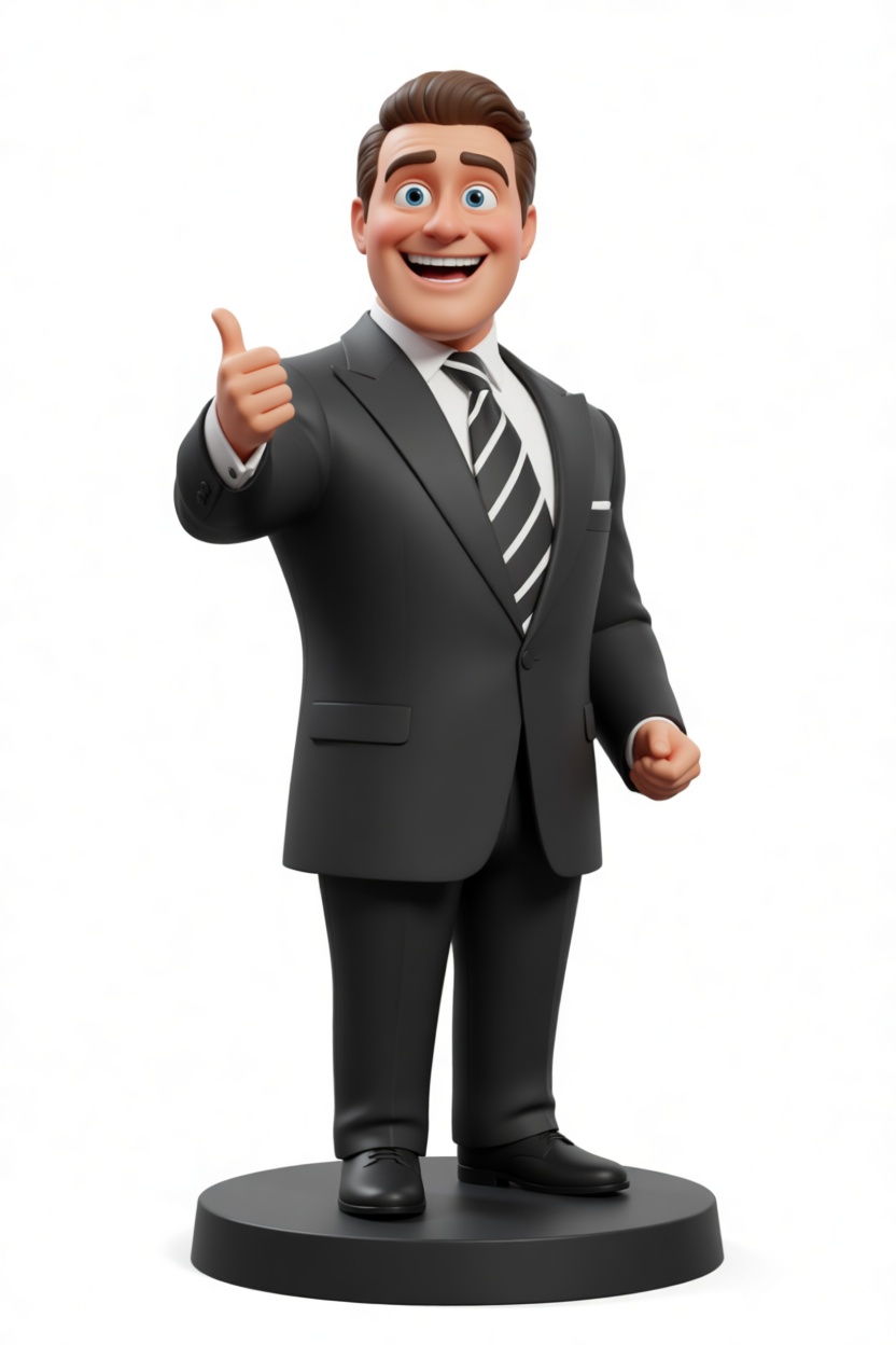 Businessman Figurine free 3D printable STL