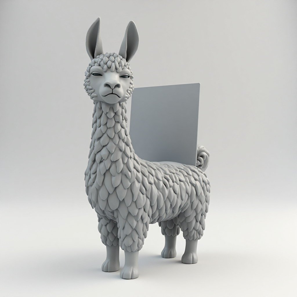 Southern Israeli Llama Figurine free 3D printable STL