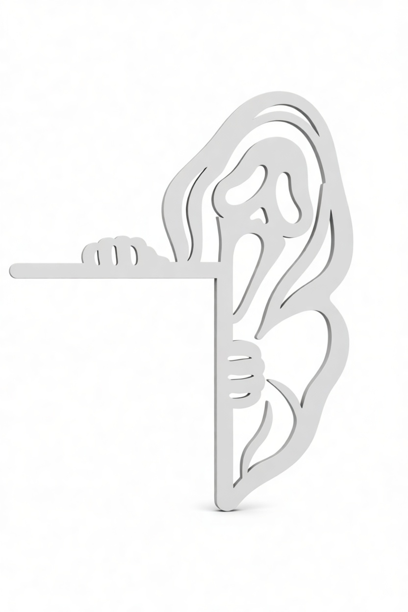 Ghostface Wall Hook free 3D printable STL