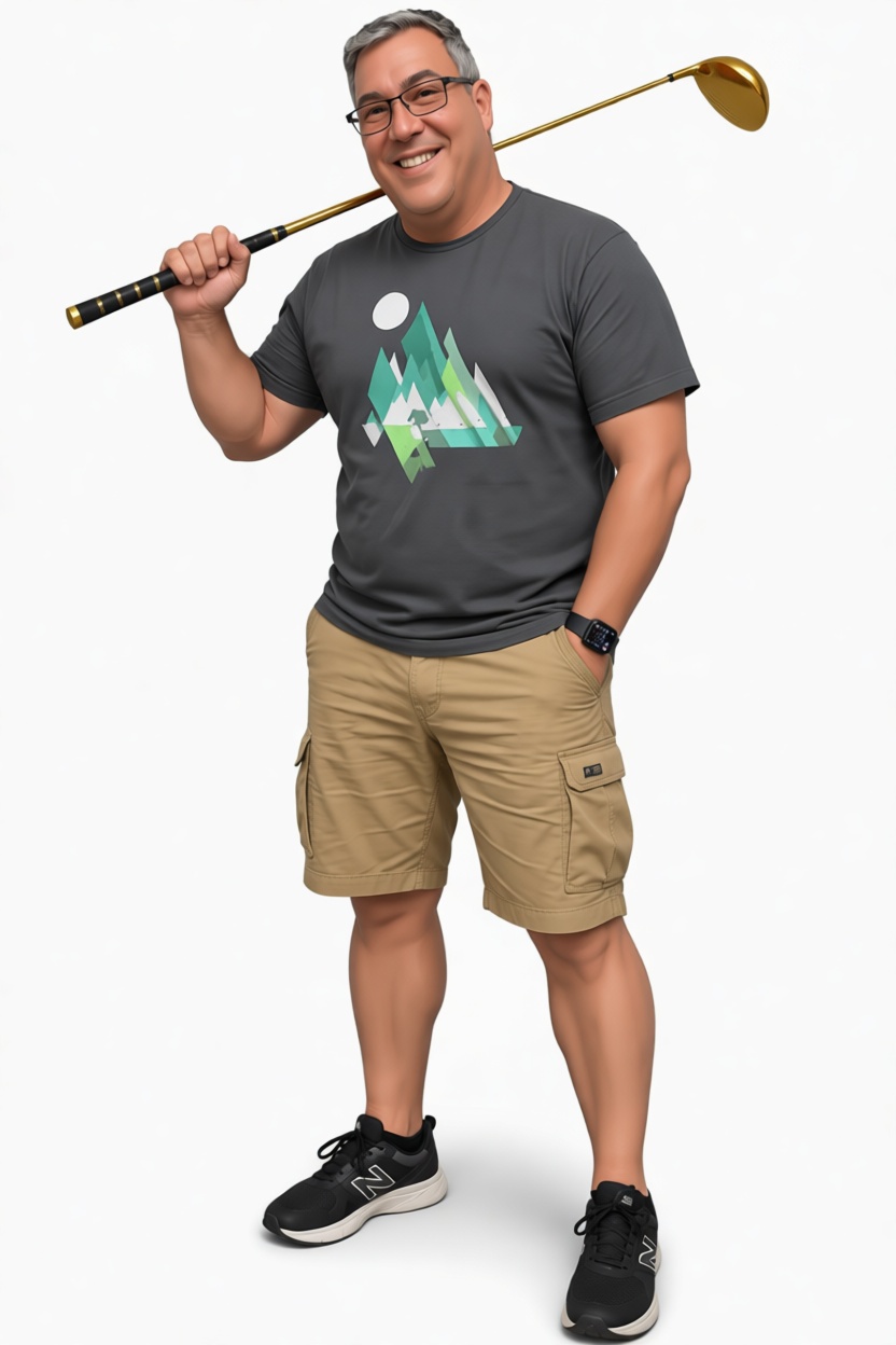 Golf Player Figurine free 3D printable STL