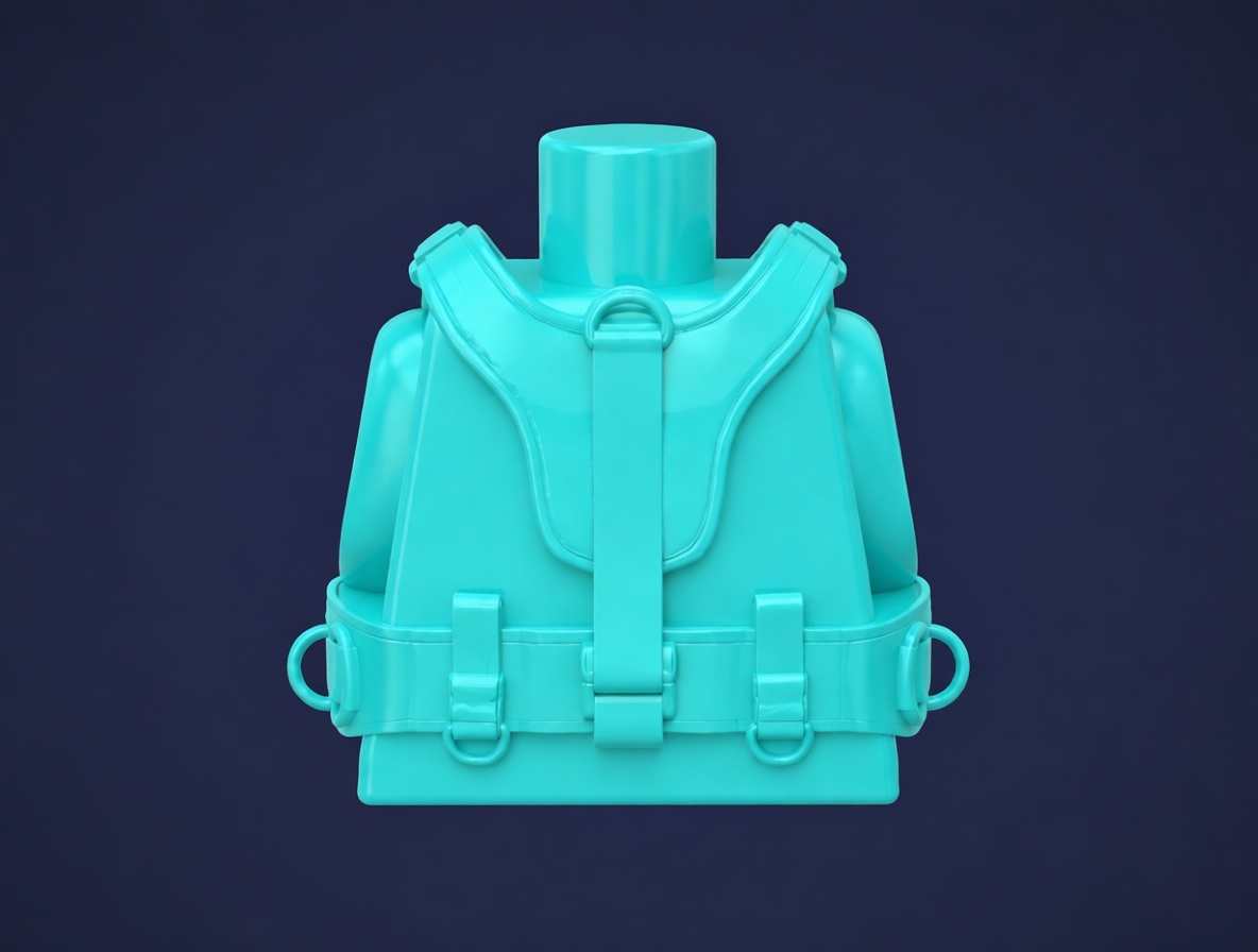 Lego Minifigure Vest free 3D printable STL