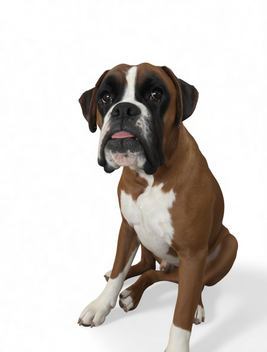 Boxer Dog Figurine free 3D printable STL