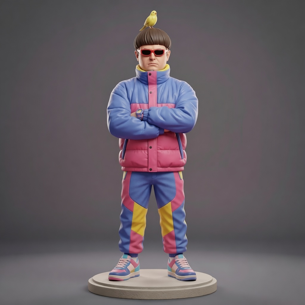 Stylish Man Figurine free 3D printable STL