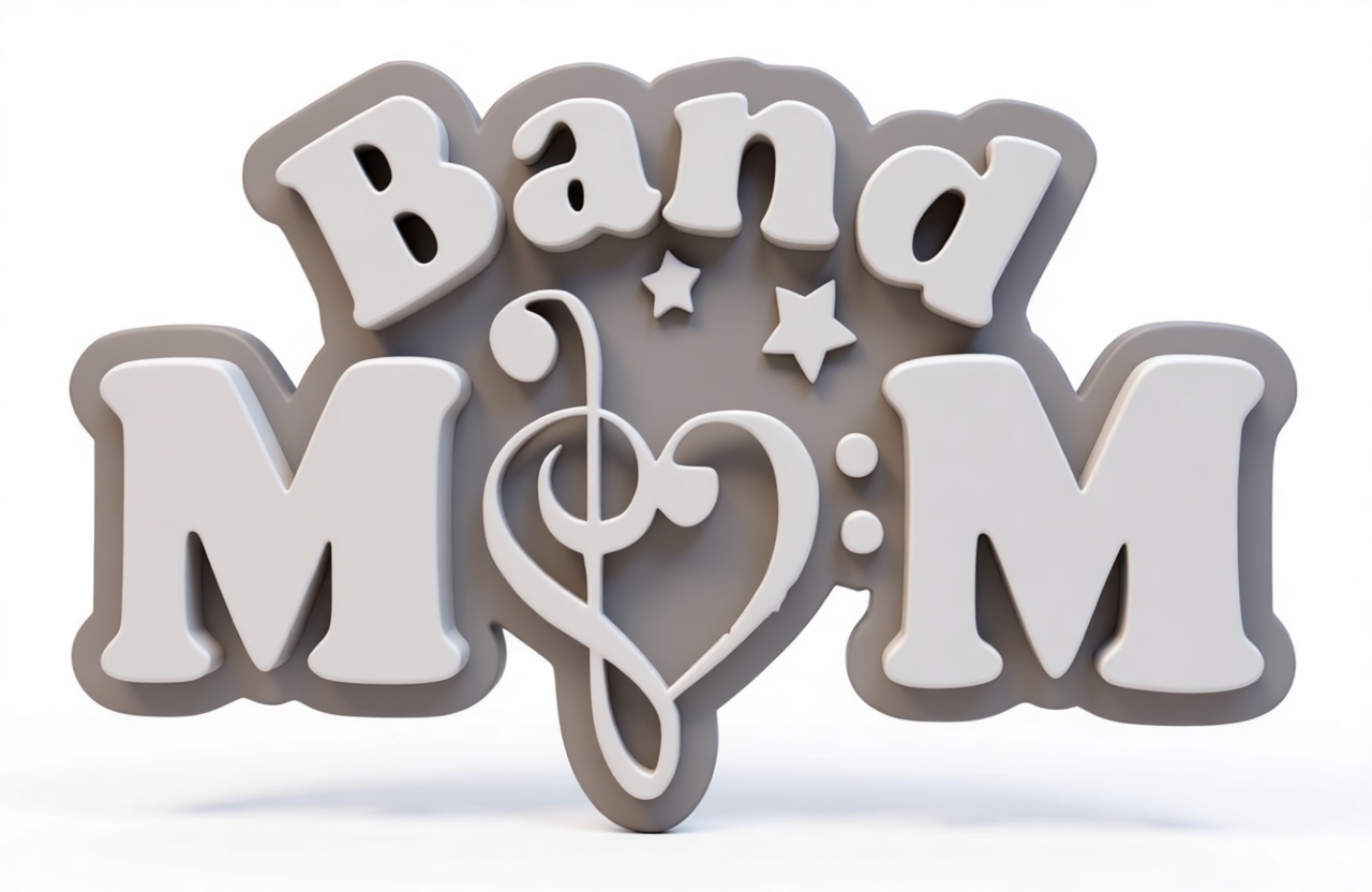 Band Mom Plaque free 3D printable STL