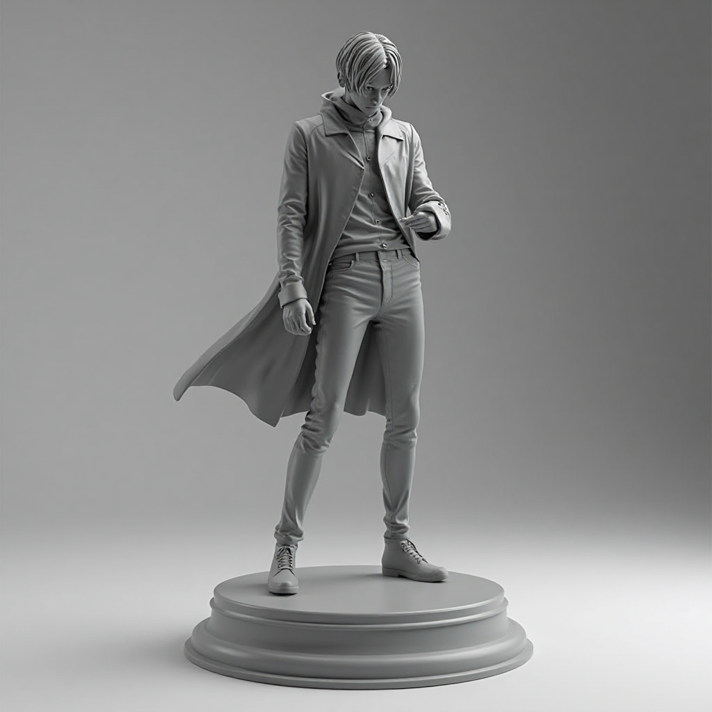 L Death Note Rocket Figurine free 3D printable STL