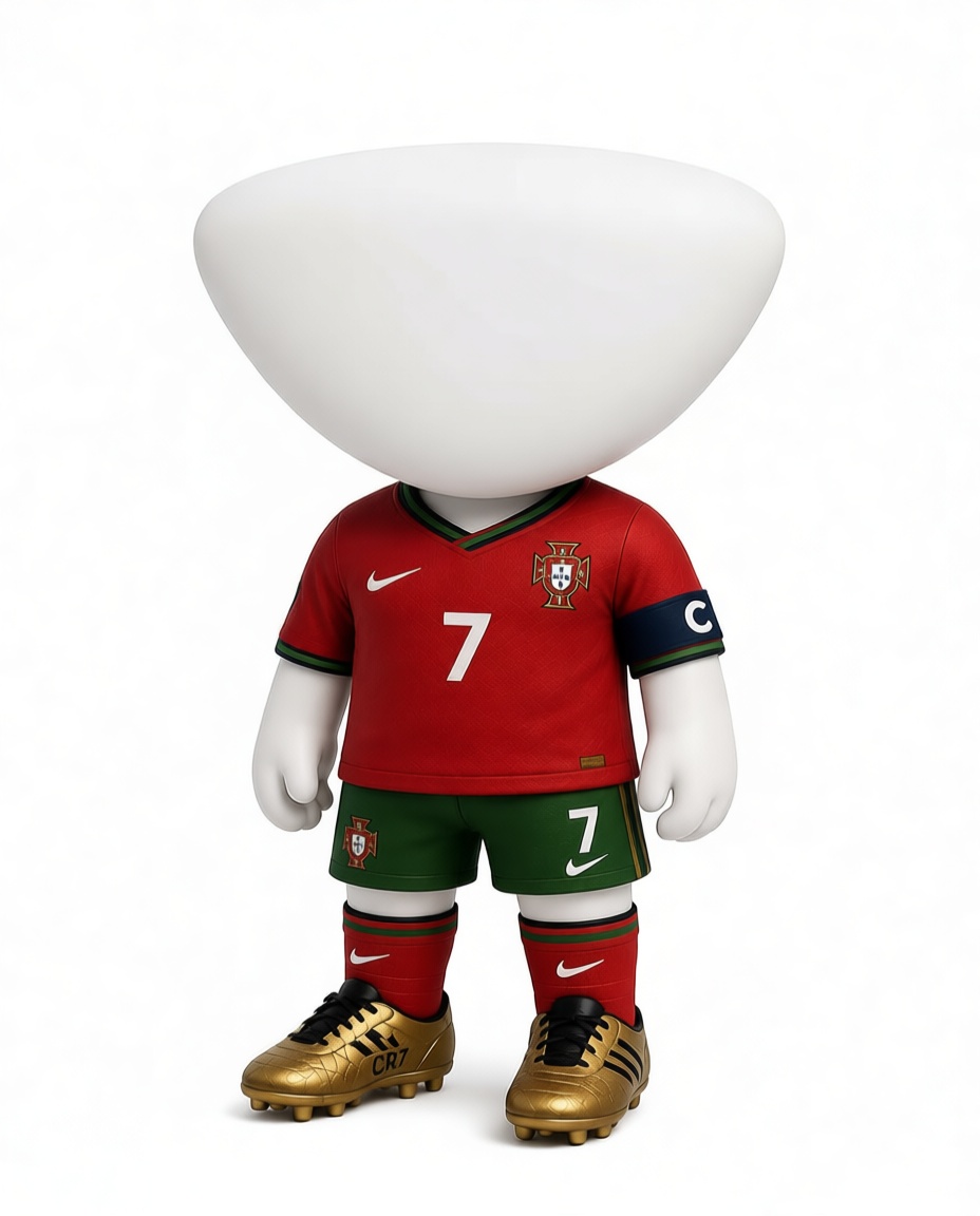 Cristiano Ronaldo Figurine free 3D printable STL