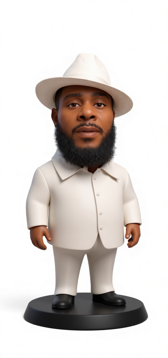 Bearded Man Figurine free 3D printable STL