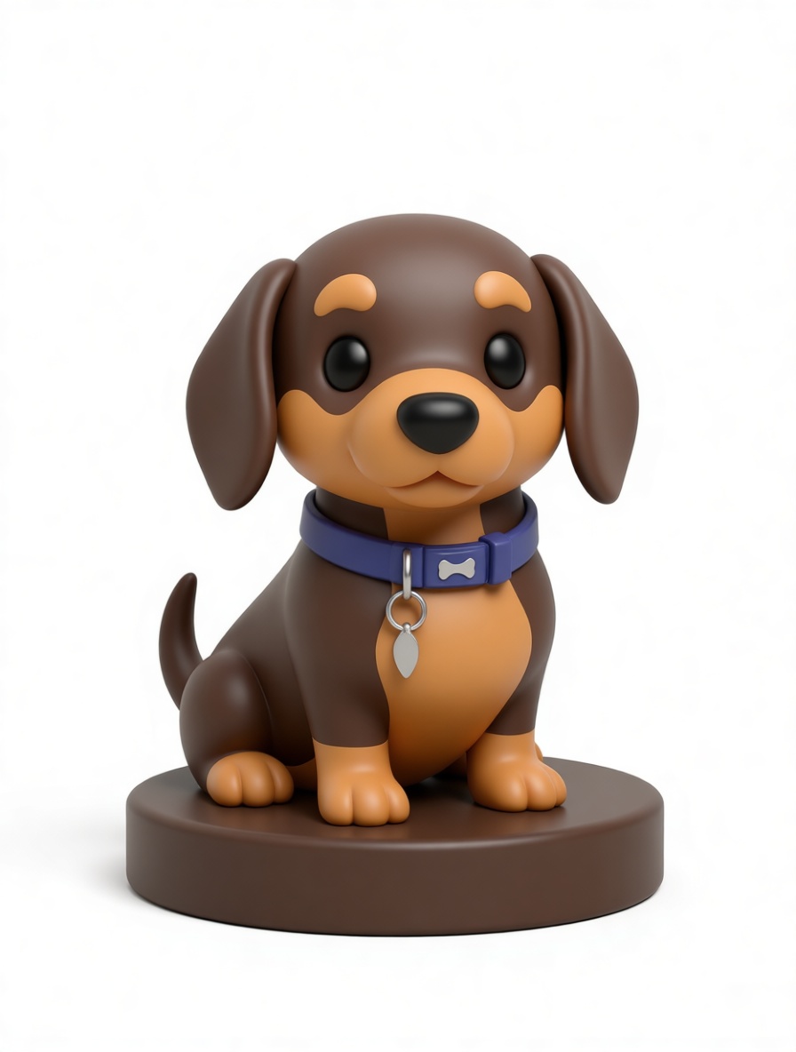 Dachshund Dog Figurine free 3D printable STL