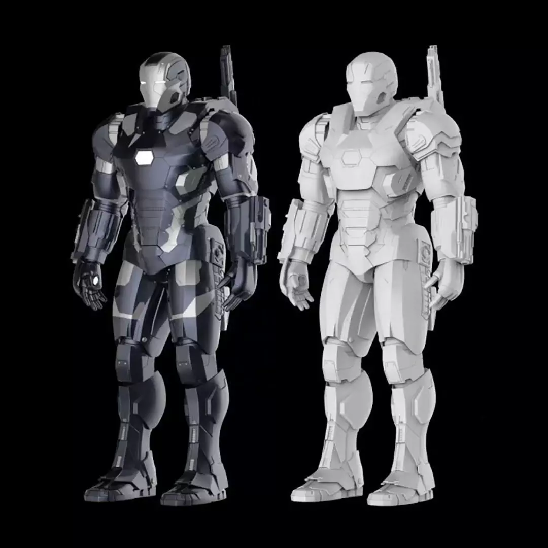 War Machine Figurine free 3D printable STL