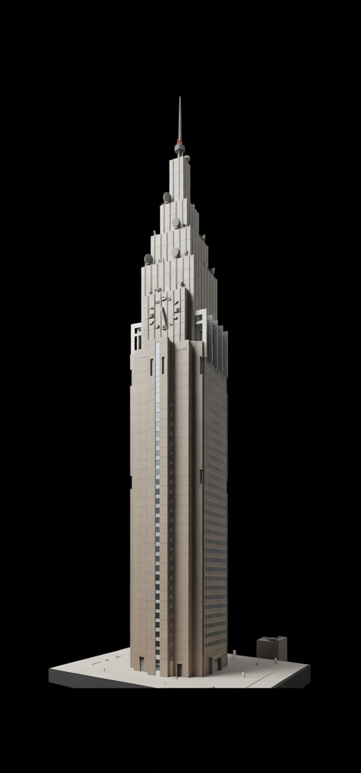 Kanto Central Tower Model free 3D printable STL