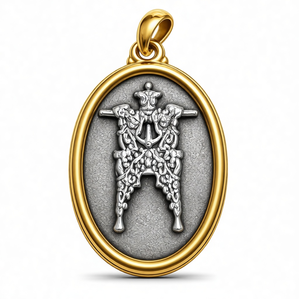 Futhark Rune Pendant free 3D printable STL