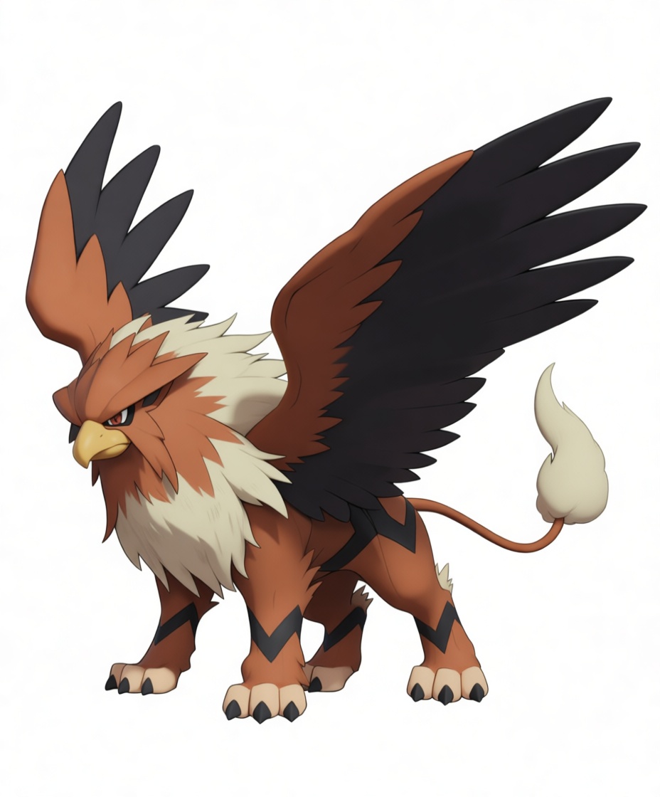 Entei Legendary Figurine free 3D printable STL
