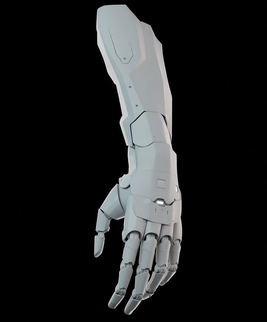 Robotic Arm Model free 3D printable STL