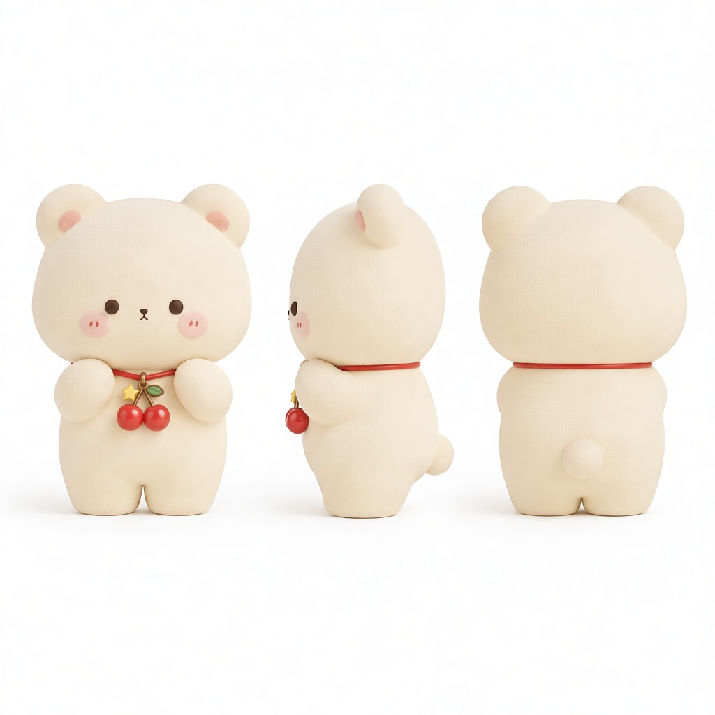 Chibi Bear Figurine free 3D printable STL