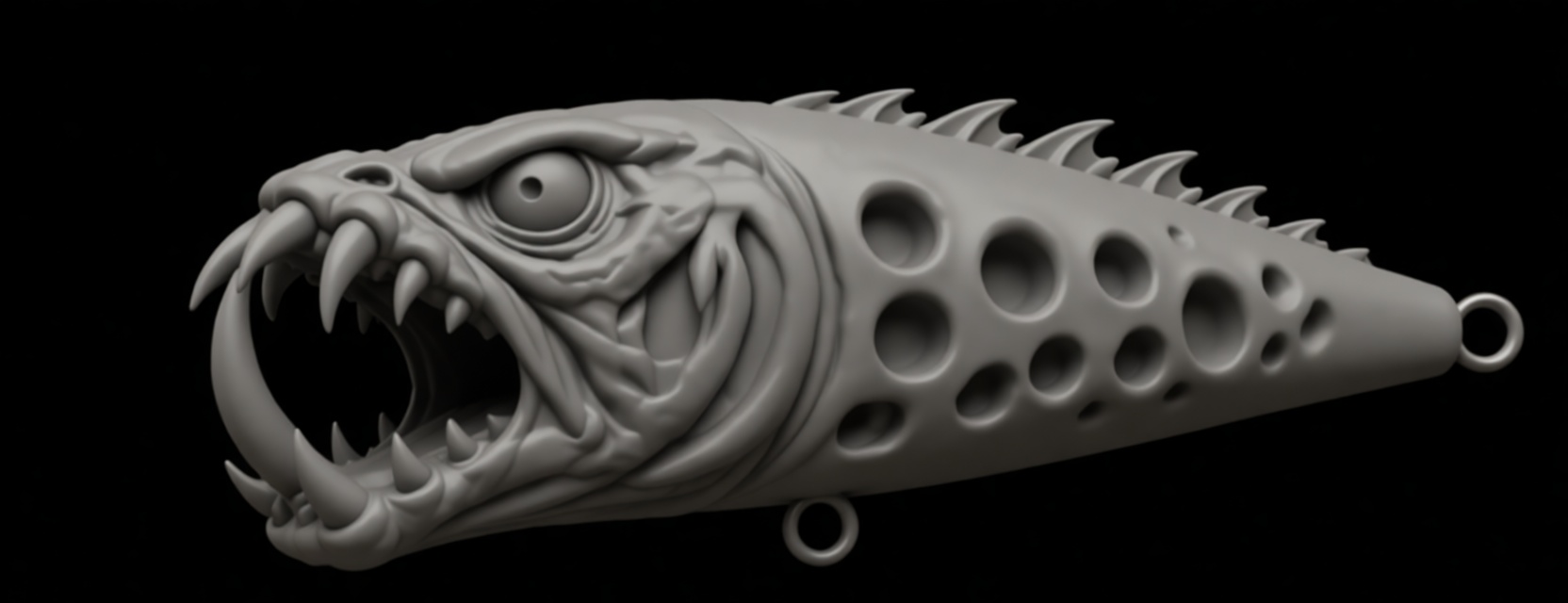Anglerfish Lure Model free 3D printable STL