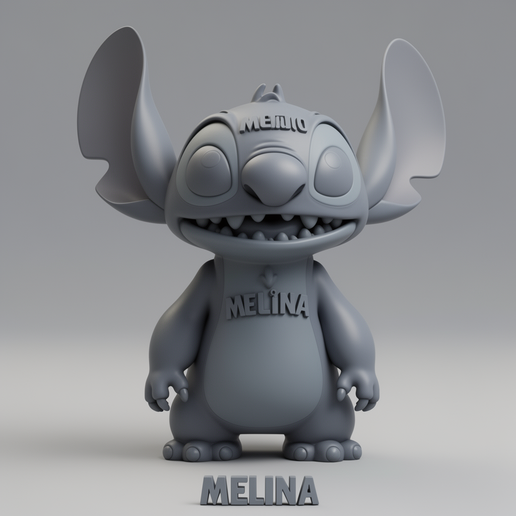 Stitch Melina Figurine free 3D printable STL
