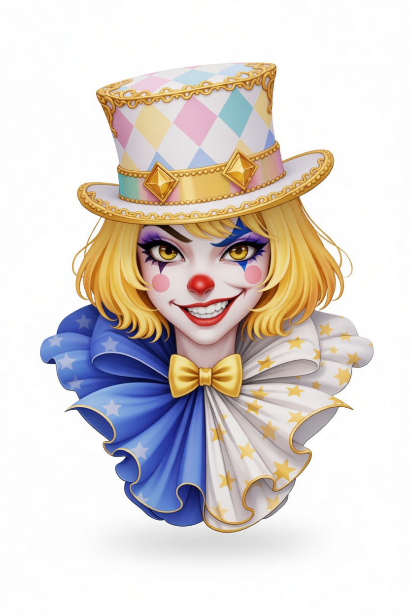 Smiling Clown Bust free 3D printable STL
