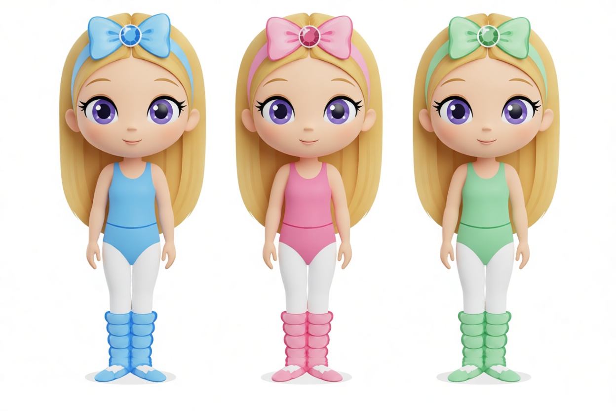 Ballerina Girl Figurines free 3D printable STL