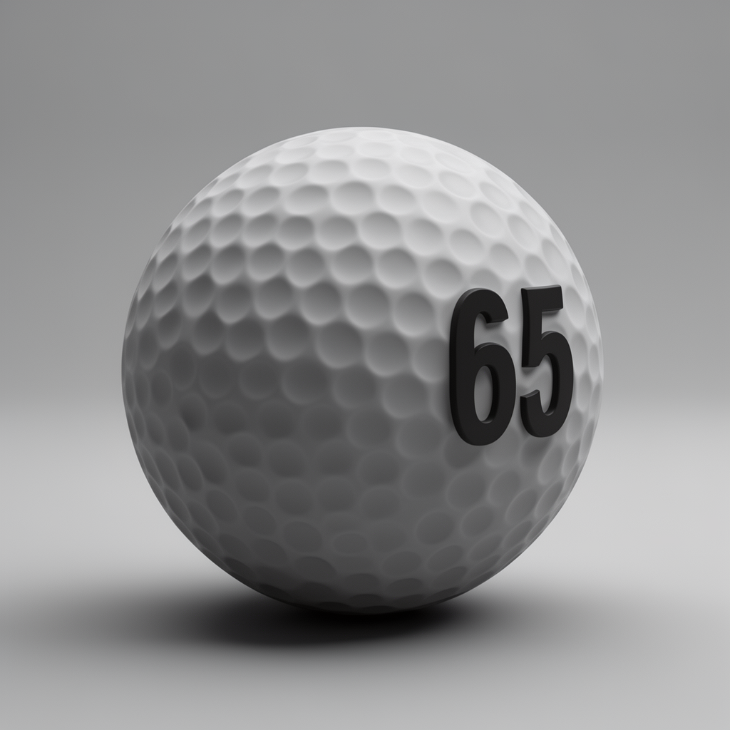Standard Golf Ball Model free 3D printable STL