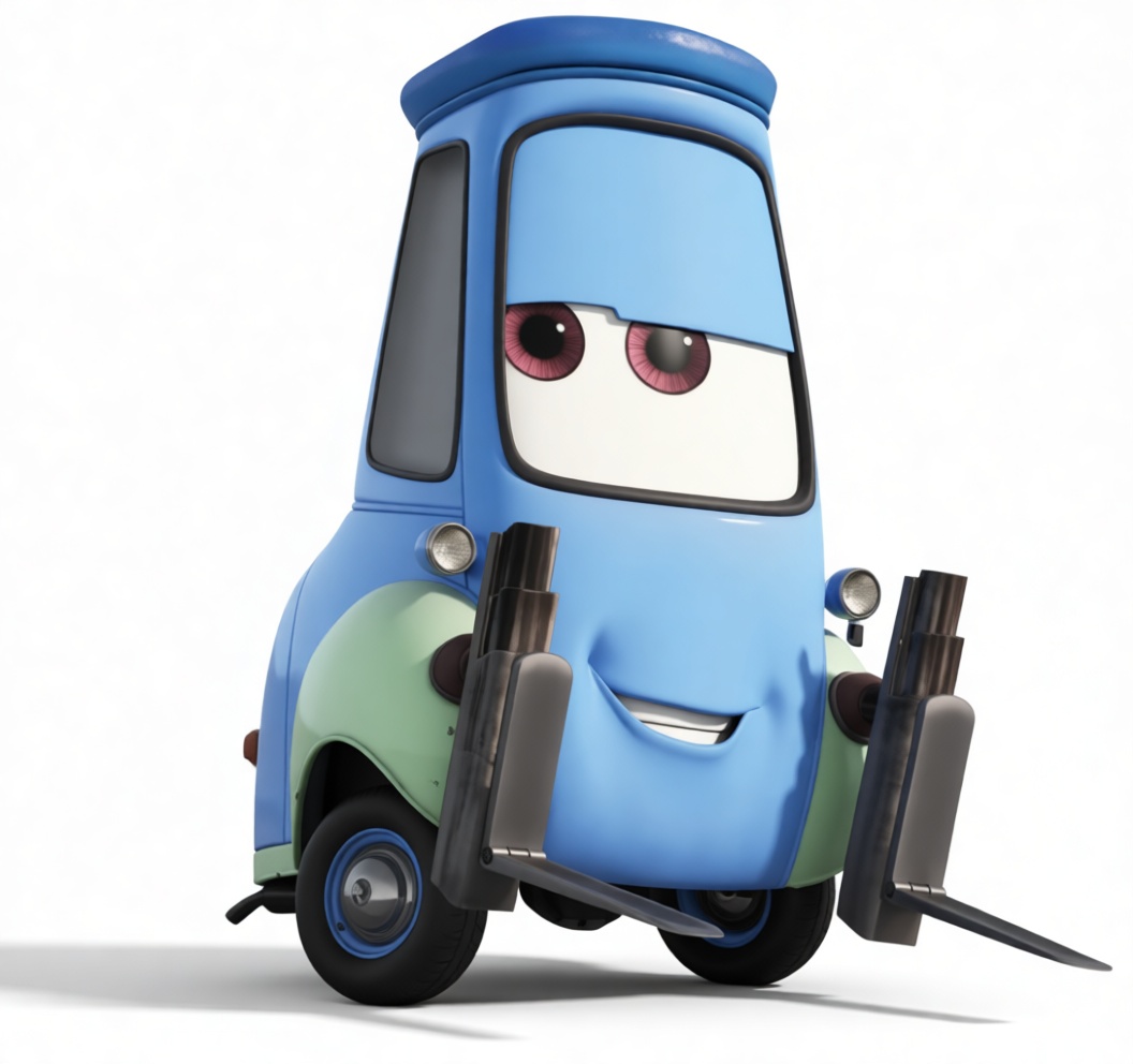 Forklift Tractor Figurine free 3D printable STL