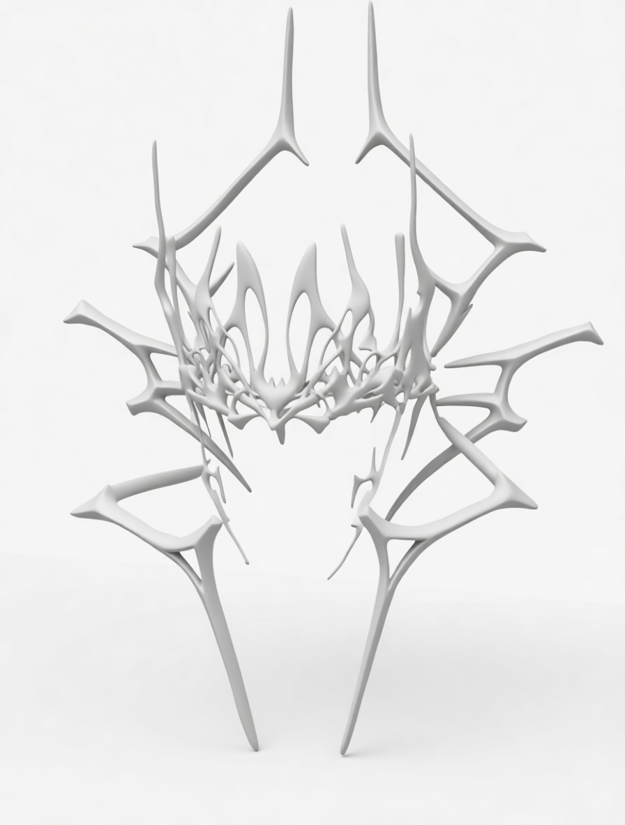Dark Elf Crown free 3D printable STL