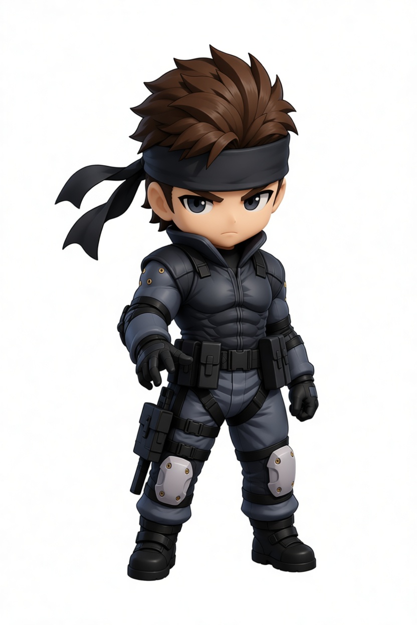 Solid Snake Figurine free 3D printable STL