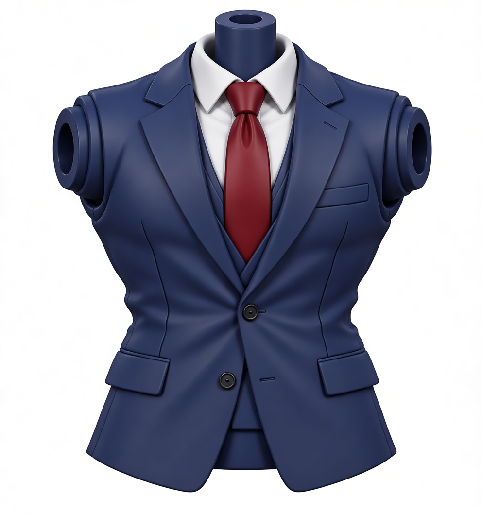 Business Suit Torso Model free 3D printable STL