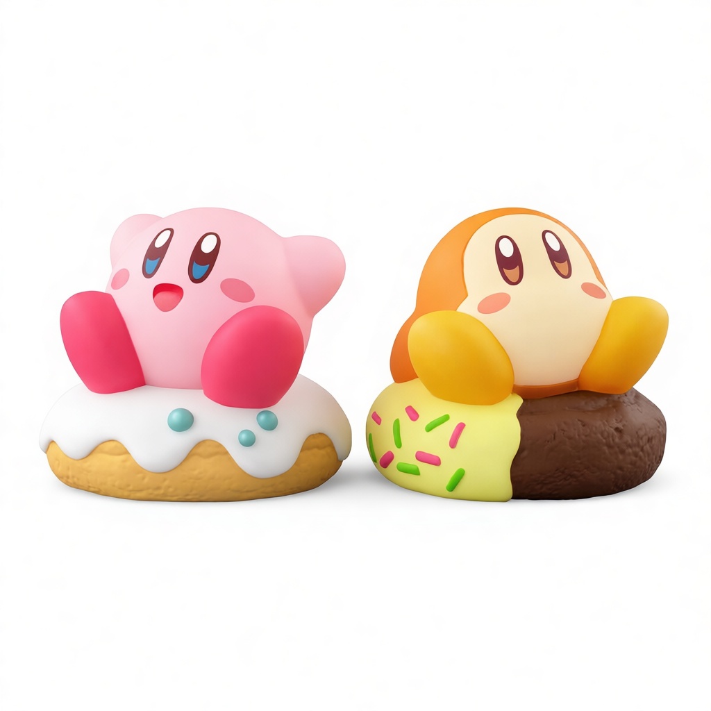 Kirby and Waddle Dee Figurines free 3D printable STL