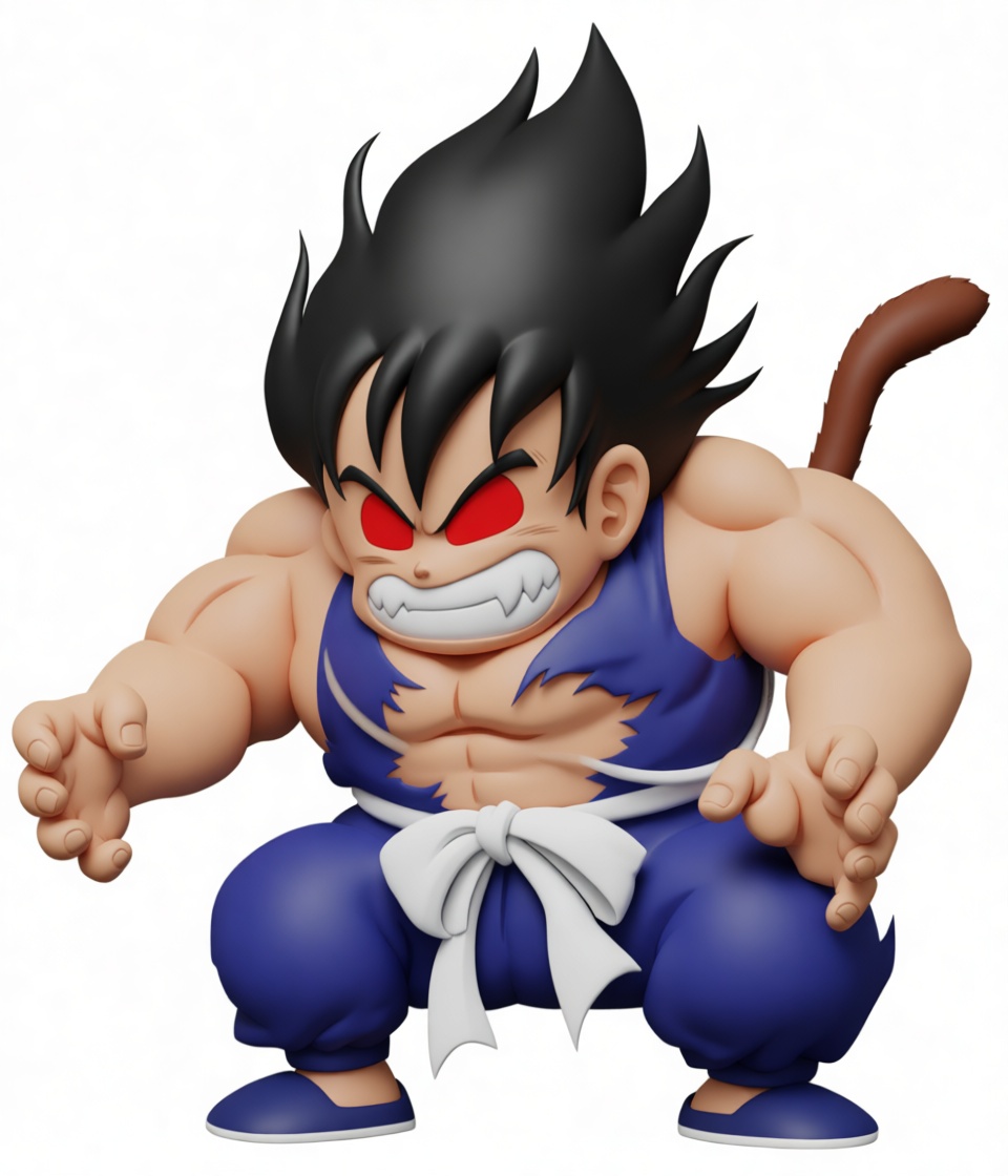 Kid Goku Figurine free 3D printable STL
