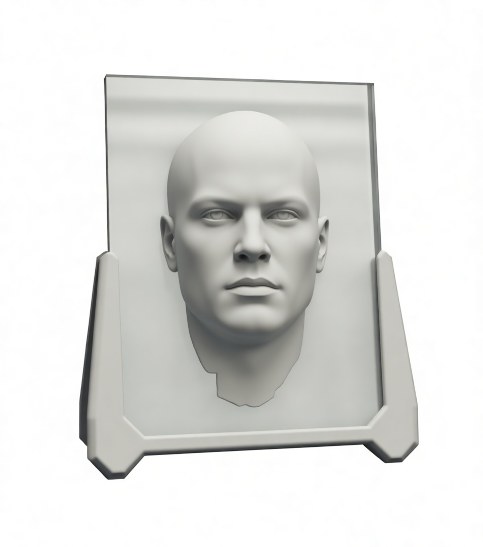 Bald Male Head Bust free 3D printable STL