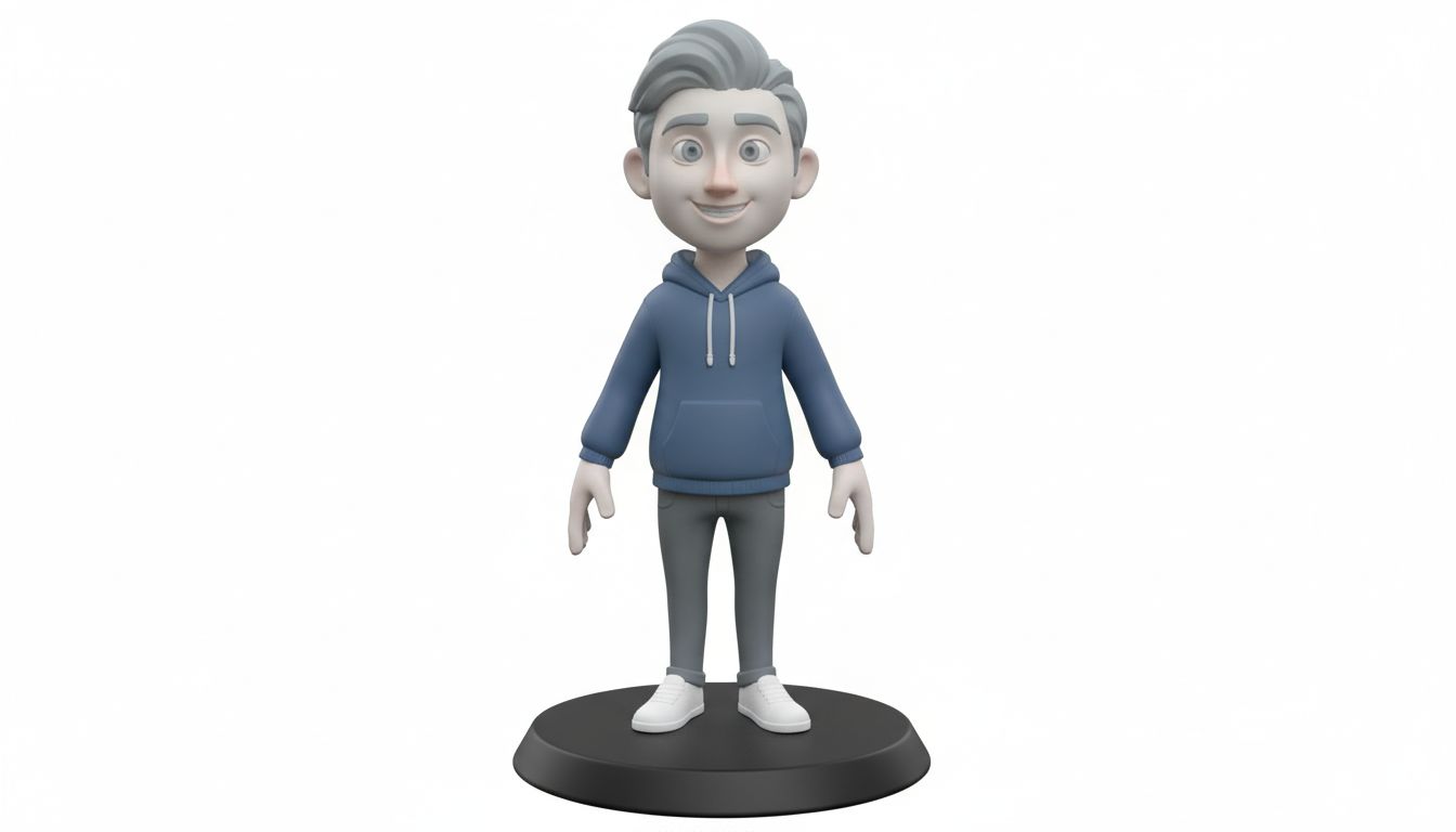 Casual Man Figurine free 3D printable STL