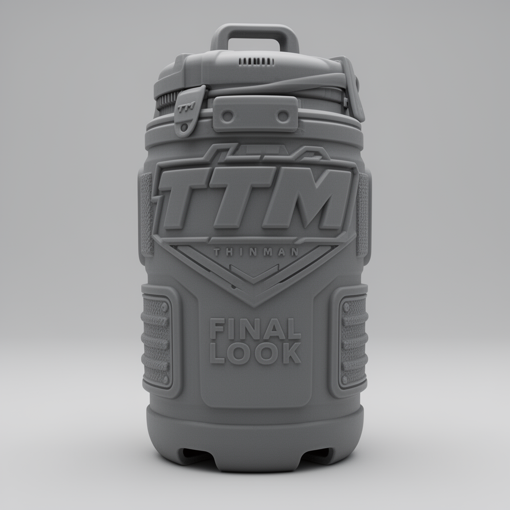 TTM Thinman Koozie Cooler free 3D printable STL