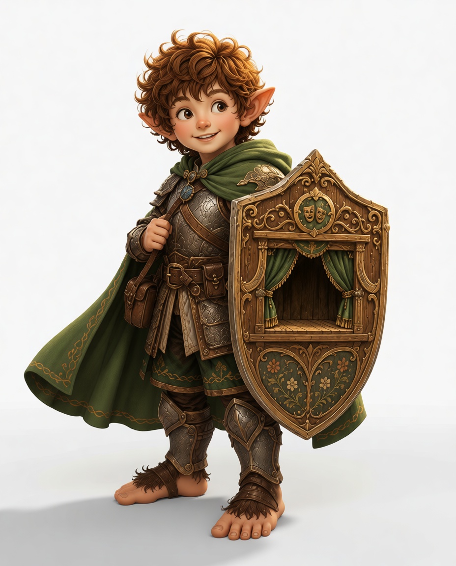 Hobbit Warrior Figurine free 3D printable STL