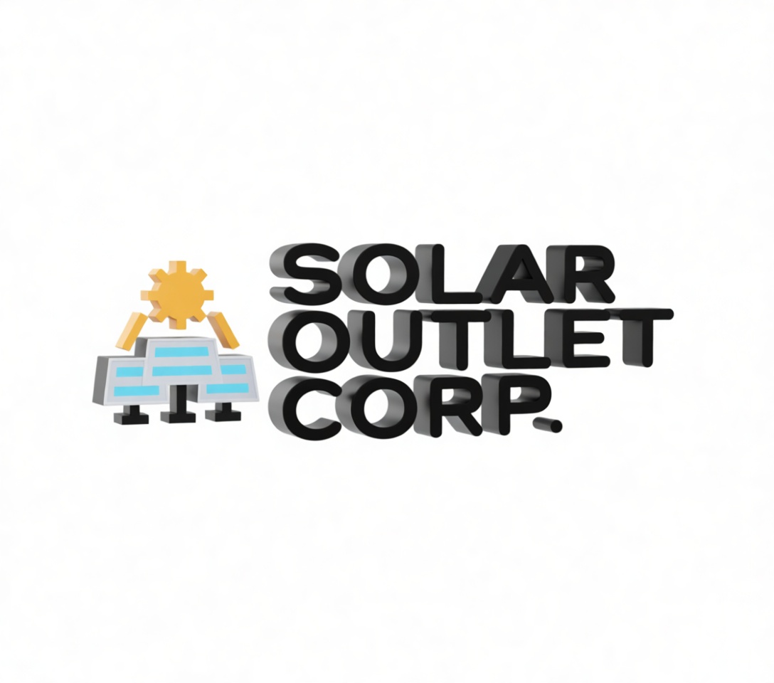 Solar Outlet Corp Logo Model free 3D printable STL
