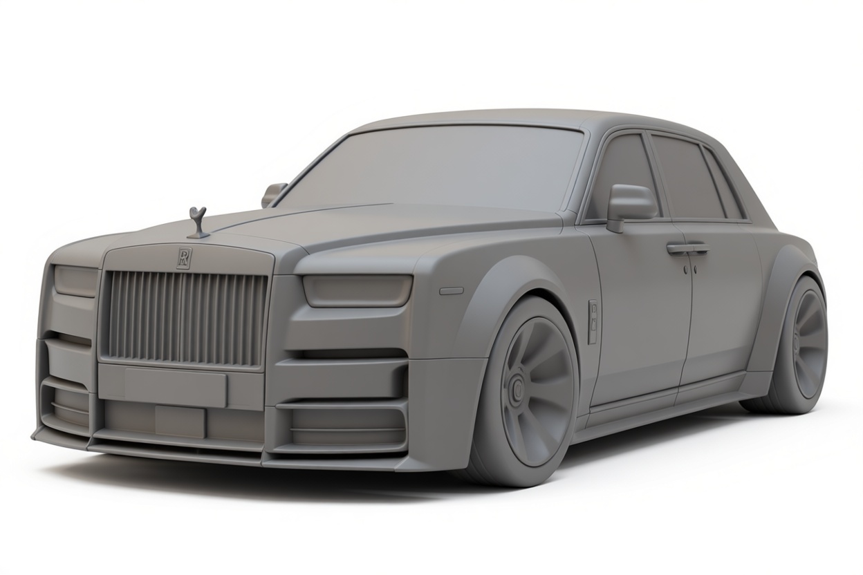 Rolls-Royce Phantom Model free 3D printable STL