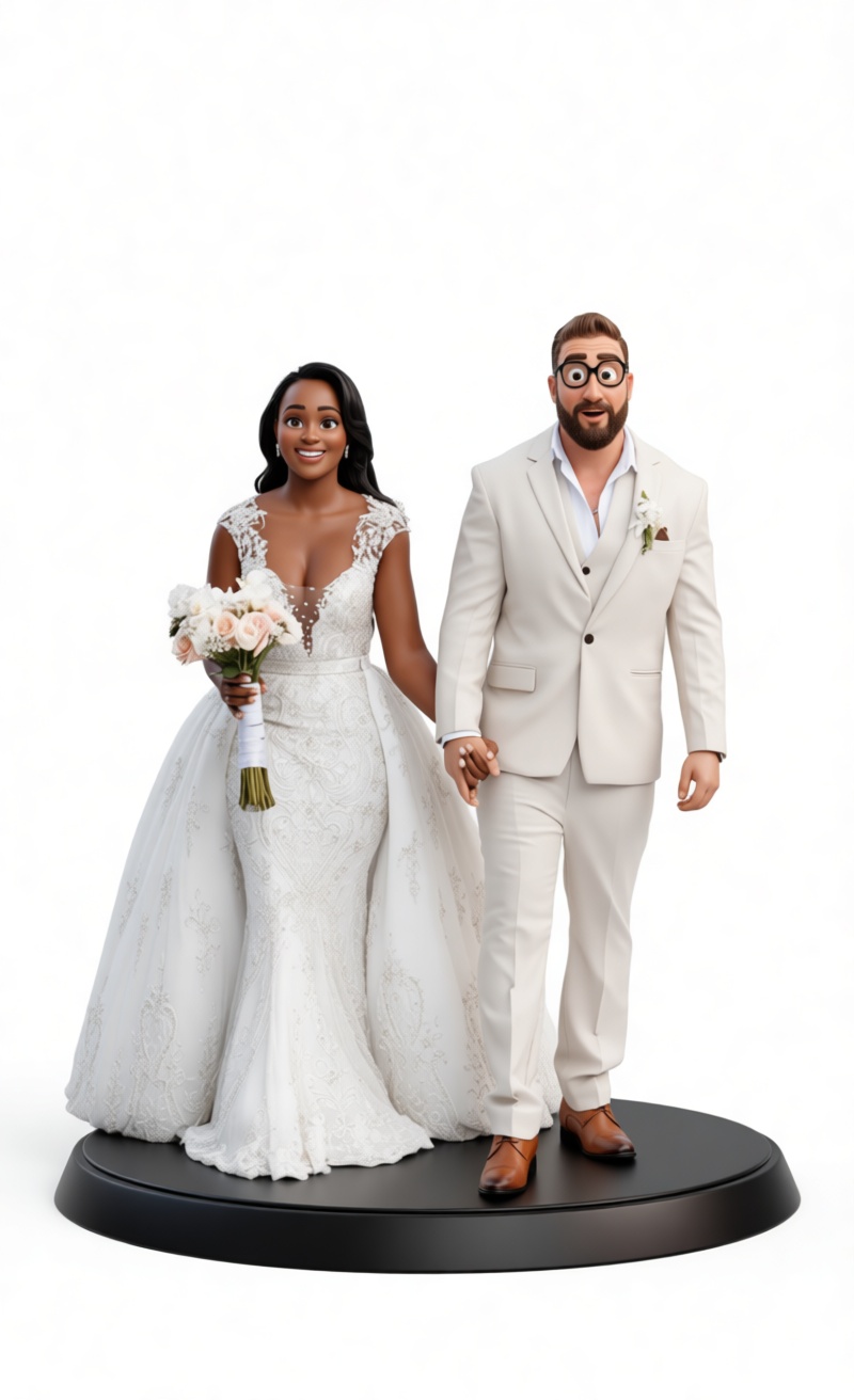 Wedding Couple Figurine free 3D printable STL